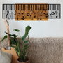Wallity Arya Escultura de pared en Negro y Nogal